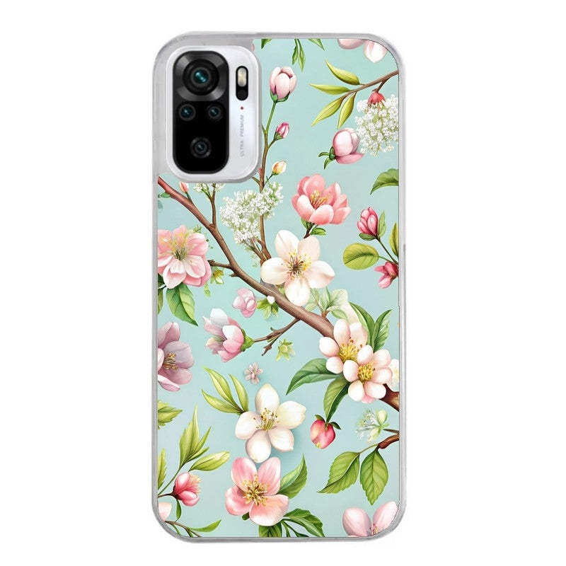 Coque taperso pour Redmi Note 10 4G 5G PRO 10S avec motif fleur de printemps protection antichoc personnalisée