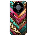 Coque noire taperso pour Magic 5 6 LITE et PRO avec motif chevron texas protection antichoc personnalisée
