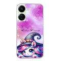 Coque taperso pour POCO C65 4G avec motif licorne magic avec prenom protection antichoc personnalisée