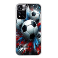 Coque taperso pour Redmi Note 11 4G PRO 5G 11S avec motif foot etoile personnalisee protection antichoc personnalisée