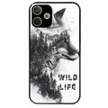 Coque noire taperso pour OPPO A5 PRO 4G et 5G avec motif renard fox wild protection antichoc personnalisée