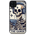 Coque noire taperso pour galaxy A22 A32 A52 A52S 4G 5G  avec motif mort gamer protection antichoc personnalisée