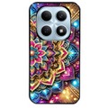 Coque noire taperso pour POCO M8 5G et PRO 5G avec motif mandala 2 protection antichoc personnalisée