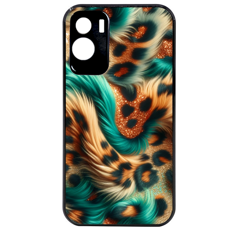 Coque noire taperso pour Honor 70 LITE 90 et LITE avec motif effet fourrure leopard 3 protection antichoc personnalisée
