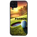 Coque noire taperso pour galaxy A22 A32 A52 A52S 4G 5G  avec motif golf personnalisee protection antichoc personnalisée