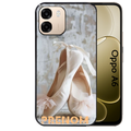 Coque noire taperso pour OPPO A6 A6X 4G et 5G avec motif ballerine danse personnalisee protection antichoc personnalisée
