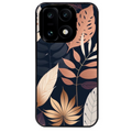 Coque noire taperso pour OnePlus 15 avec motif jungle et feuilles protection antichoc personnalisée