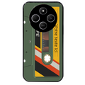 Coque noire taperso pour POCO C75 personnalisable avec motif cassette kaki protection antichoc personnalisée
