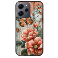 Coque noire taperso pour Redmi 12 4G et 5G avec motif bois et papillon 3 protection antichoc personnalisée