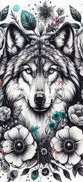 Loup fleur