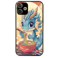 Coque noire taperso pour OPPO A5 PRO 4G et 5G avec motif dragon ramen 2 protection antichoc personnalisée