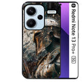 Coque noire taperso pour Redmi Note 13 PRO PLUS 5G avec motif spartan guerrier protection antichoc personnalisée