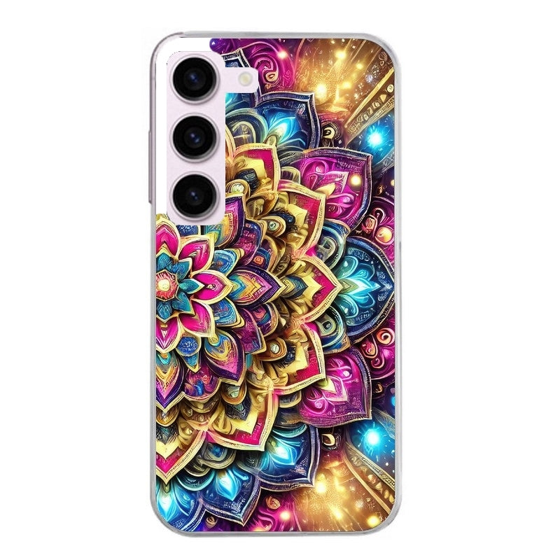 Coque taperso pour Galaxy A13 4G et 5G A23 A53 avec motif mandala 2 protection antichoc personnalisée