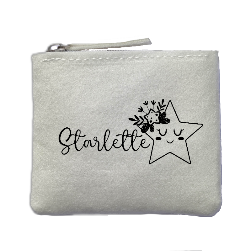 Chaussettes paillettes rose motif starlette