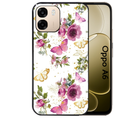 Coque noire taperso pour OPPO A6 A6X 4G et 5G avec motif fleur et papillon protection antichoc personnalisée