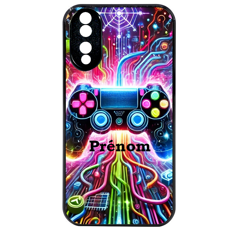 Coque noire taperso pour Honor 70 LITE 90 et LITE avec motif gamer electro personnalisee protection antichoc personnalisée