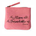 Porte monnaie personnalisé Atsem formidable en feutrine en feutrine