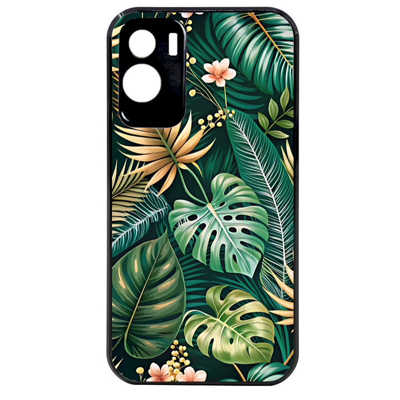 Coque noire taperso pour Honor 70 LITE 90 et LITE avec motif jungle dore protection antichoc personnalisée