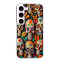 Coque taperso pour galaxy A05S A15 A25 A35 A55 avec motif mort mexicaine papillon protection antichoc personnalisée