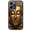 Coque noire taperso pour Redmi 12 4G et 5G avec motif bouddha et mosaique protection antichoc personnalisée