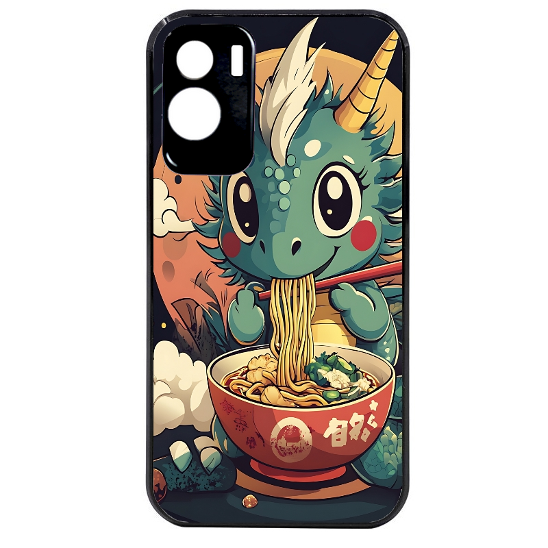 Coque noire taperso pour Honor 70 LITE 90 et LITE avec motif dragon ramen 1 protection antichoc personnalisée