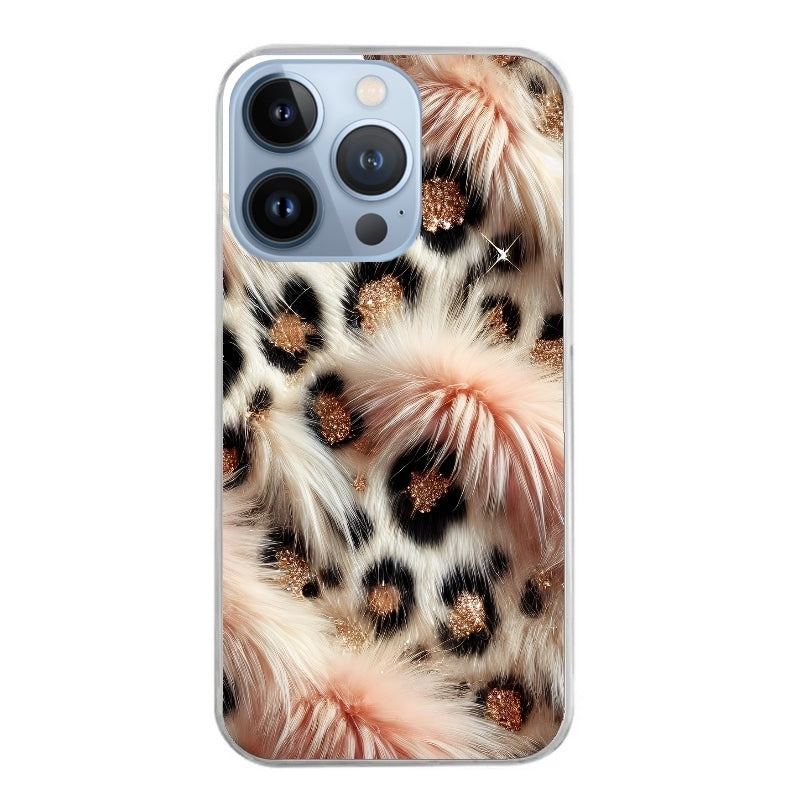 Coque taperso pour Iphone 11 et PRO PRO MAX avec motif effet fourrure leopard 1 protection antichoc personnalisée