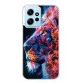 Coque taperso pour Redmi Note 12 4G 5G PRO 4G avec motif lion fluo protection antichoc personnalisée