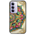 Coque noire taperso pour Redmi 15 4G et 5G avec motif mandala 3 protection antichoc personnalisée