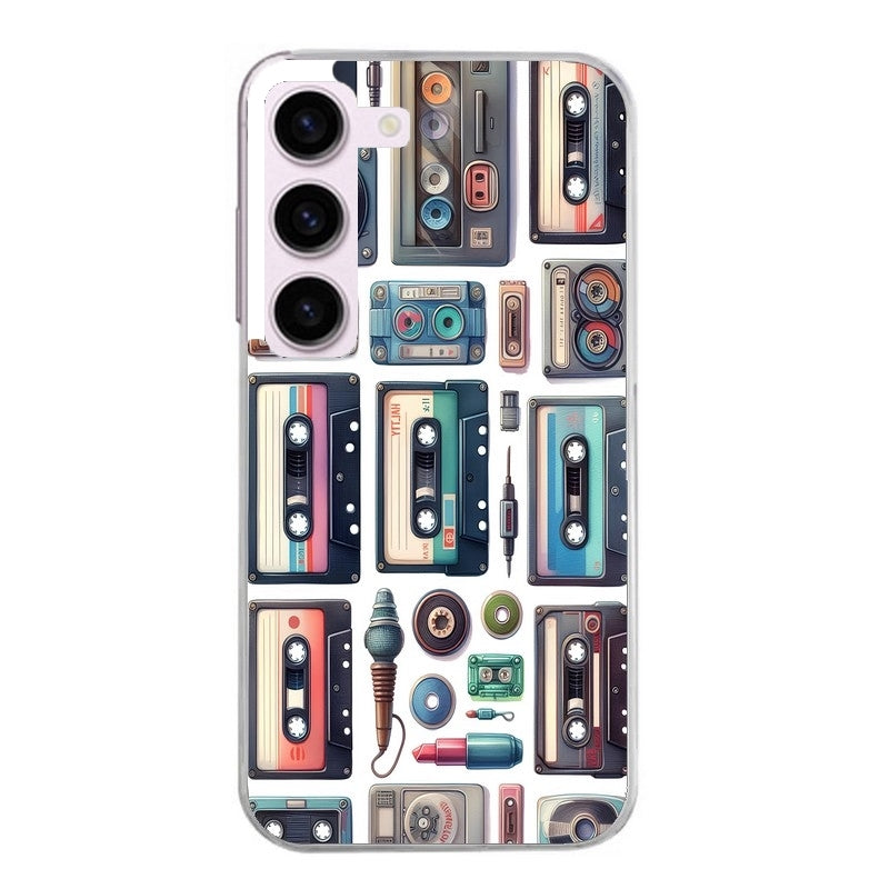 Coque taperso pour Galaxy A13 4G et 5G A23 A53 avec motif cassette multi protection antichoc personnalisée