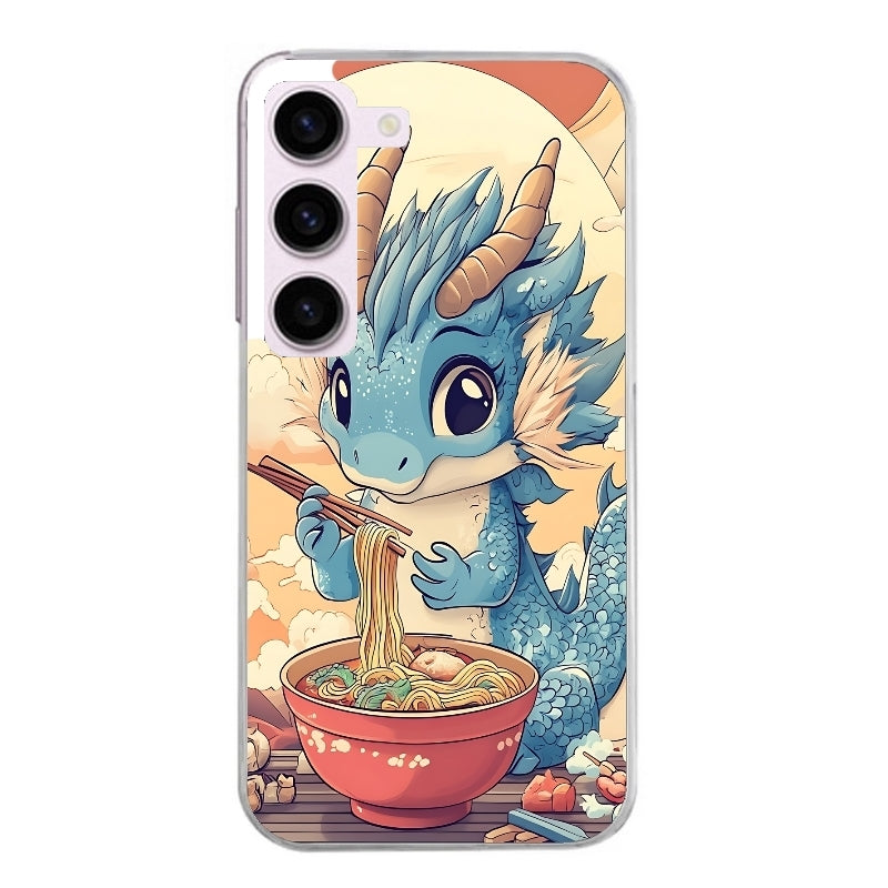 Coque taperso pour Galaxy A13 4G et 5G A23 A53 avec motif dragon ramen 2 protection antichoc personnalisée