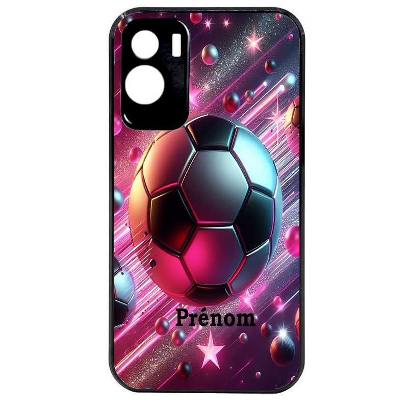 Coque noire taperso pour Honor 70 LITE 90 et LITE avec motif foot etoile personnalisee protection antichoc personnalisée