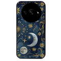 Coque noire taperso pour Redmi A3 avec motif lune et etoile protection antichoc personnalisée