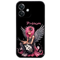 Coque noire taperso pour OPPO A40 avec motif fee rock personnalisee protection antichoc personnalisée