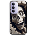Coque noire taperso pour Redmi 15 4G et 5G avec motif tete de mort smile protection antichoc personnalisée