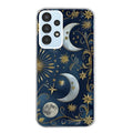 Coque taperso pour Galaxy A13 4G et 5G A23 A53 avec motif lune astre protection antichoc personnalisée