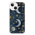 Coque taperso pour Iphone 15 et PRO PLUS PRO MAX avec motif lune astre protection antichoc personnalisée