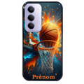 Coque noire taperso pour Redmi 15 4G et 5G avec motif basket ball color personnalise protection antichoc personnalisée