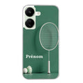Coque taperso pour POCO C65 4G avec motif badminton sport personnalise protection antichoc personnalisée