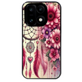Coque noire taperso pour OnePlus 15 avec motif dreamcatcher et coeur protection antichoc personnalisée