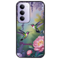 Coque noire taperso pour Redmi 15 4G et 5G avec motif colibri couple personnalise protection antichoc personnalisée
