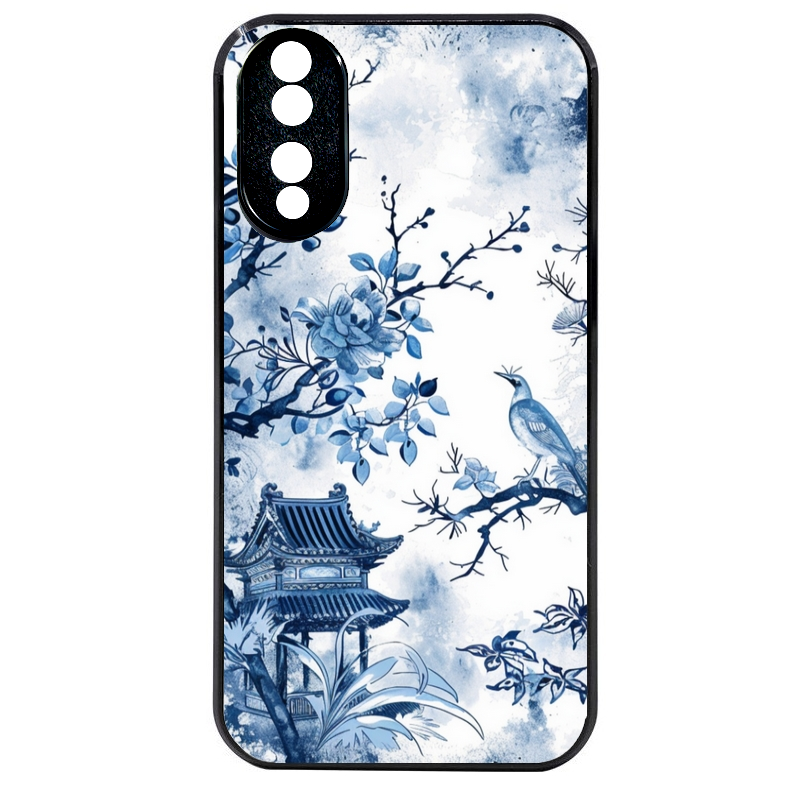 Coque noire taperso pour Honor 70 LITE 90 et LITE avec motif japan art protection antichoc personnalisée