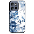 Coque noire taperso pour Moto Edge 60 et Neo Fusion Pro avec motif japan art protection antichoc personnalisée