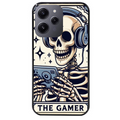 Coque noire taperso pour Redmi 12 4G et 5G avec motif mort gamer protection antichoc personnalisée