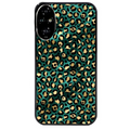 Coque noire taperso pour Honor 200 et Lite Pro Smart avec motif leopard vert protection antichoc personnalisée