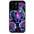 Coque noire taperso pour Honor 70 LITE 90 et LITE avec motif tigre uv style manga protection antichoc personnalisée