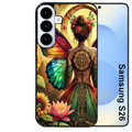 Coque noire taperso pour galaxy S26 et PLUS ULTRA FE avec motif fee et fleurs protection antichoc personnalisée