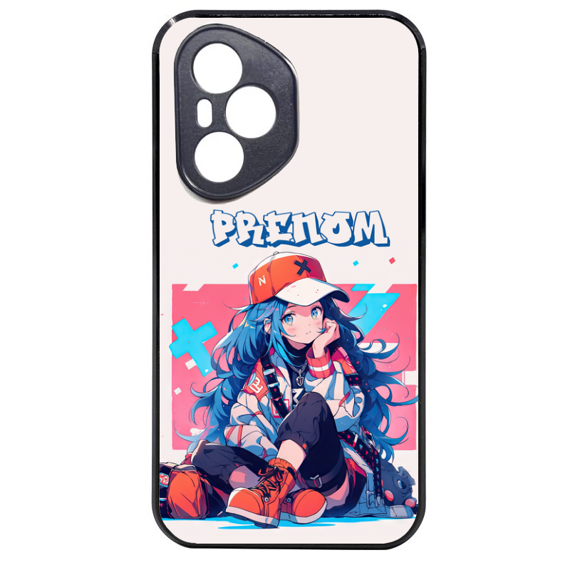 Coque noire taperso pour Honor 400 et Lite Pro Smart avec motif anime casquette personnalise protection antichoc personnalisée