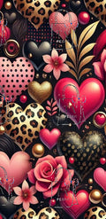 Coeur léopard