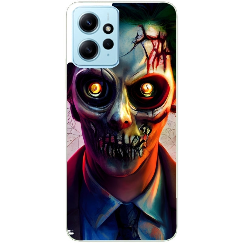 Coque taperso pour Redmi Note 12 4G 5G PRO 4G motif joker style zombie protection antichoc personnalisée