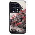 Coque noire taperso pour OnePlus 11 et 12 avec motif japan et temple protection antichoc personnalisée